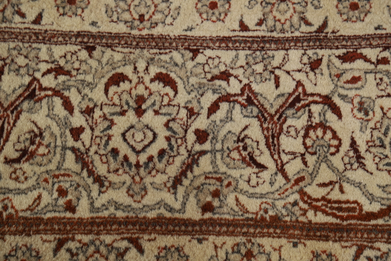 Vintage Floral Tabriz Persian Area Rug 7x11