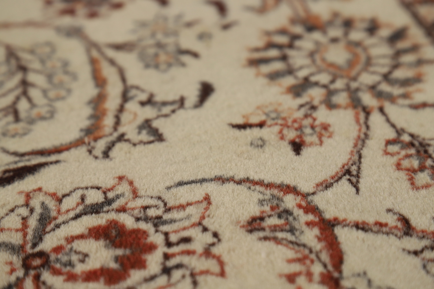 Vintage Floral Tabriz Persian Area Rug 7x11