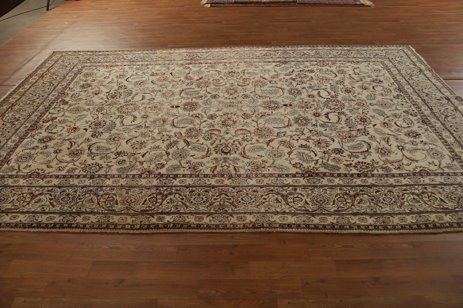 Vintage Floral Tabriz Persian Area Rug 7x11