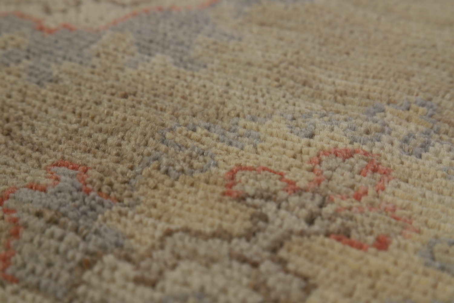 Vegetable Dye Floral Oushak Oriental Area Rug 6x9