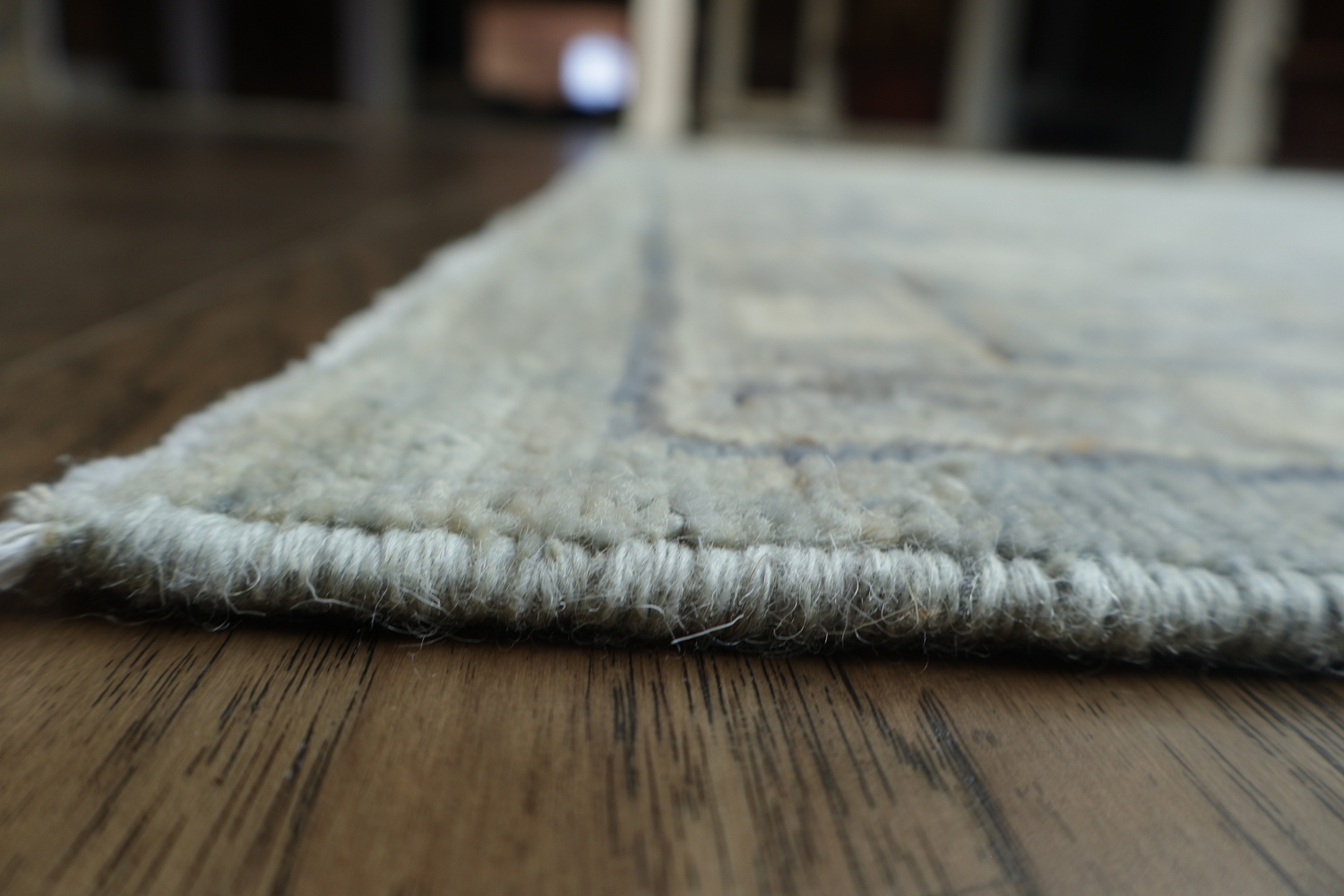 Vegetable Dye Gray Oushak Turkish Area Rug 9x12