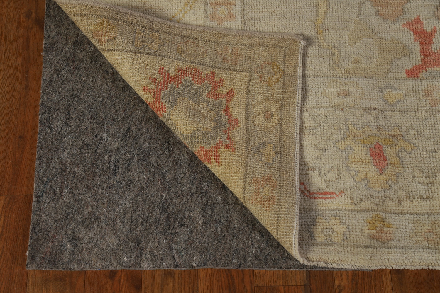 Handmade Floral Oushak Vegetable Dye Area Rug 6x9