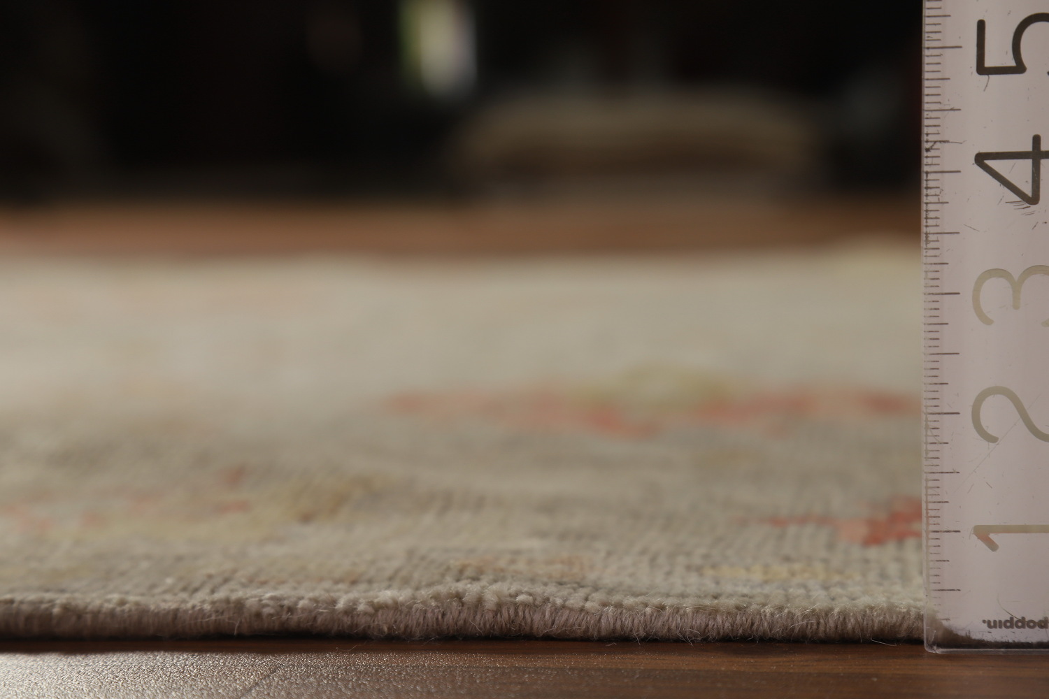 Handmade Floral Oushak Vegetable Dye Area Rug 6x9