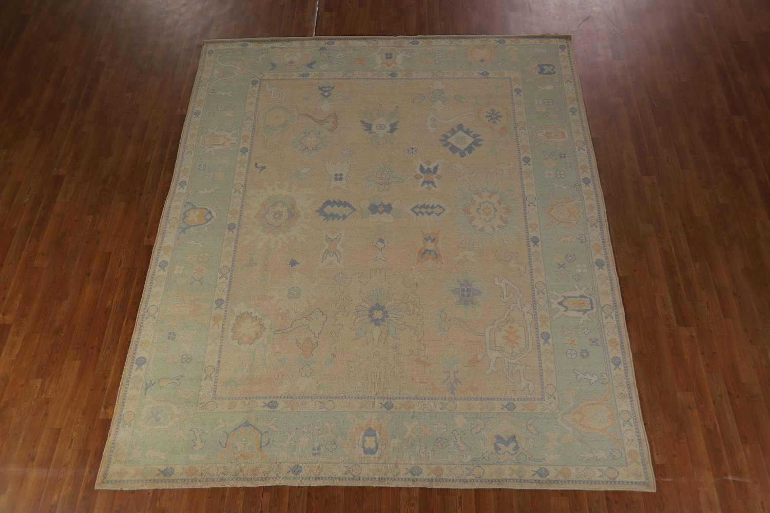 Vegetable Dye Oushak Turkish Area Rug 8x10