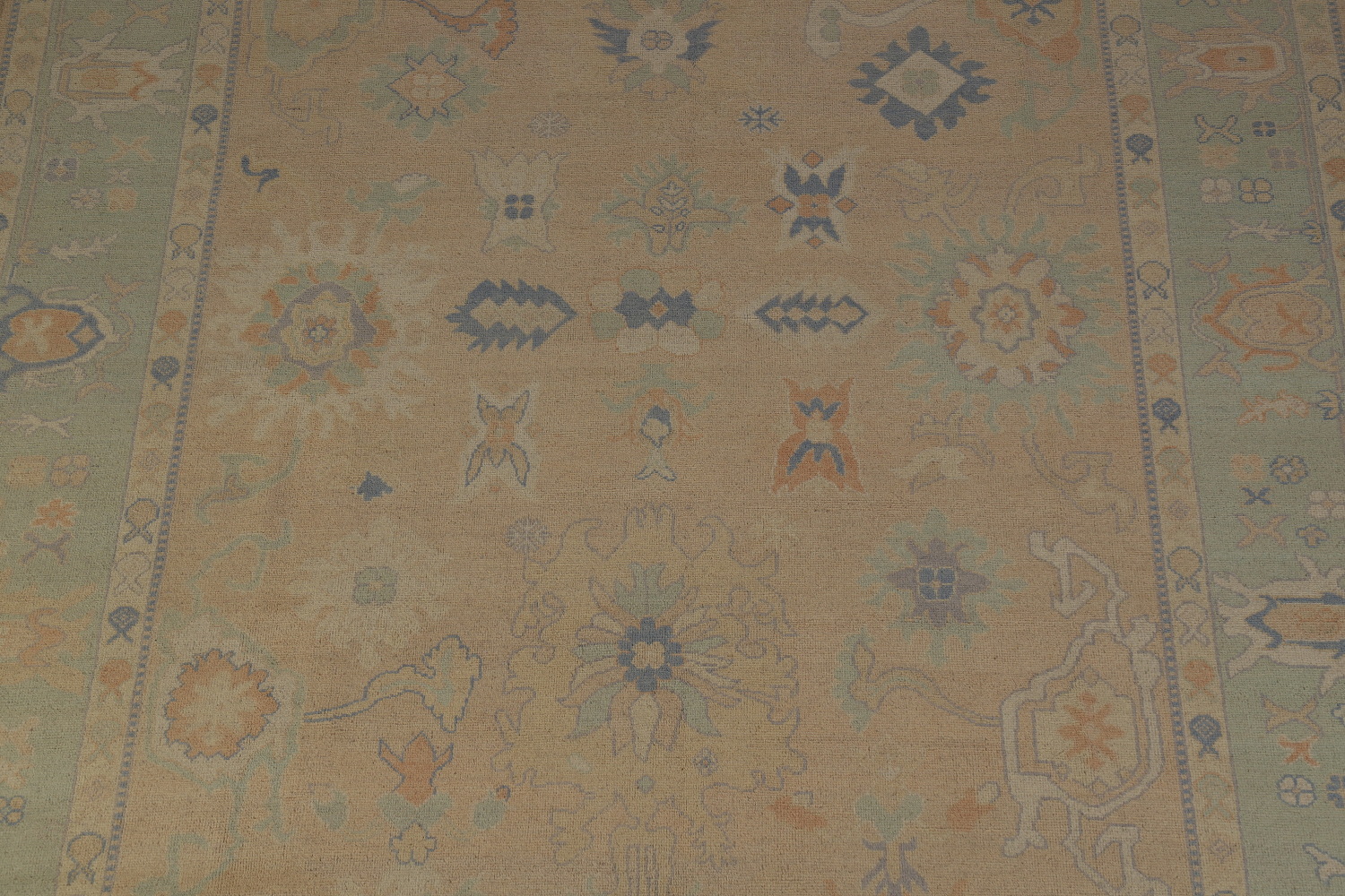 Vegetable Dye Oushak Turkish Area Rug 8x10