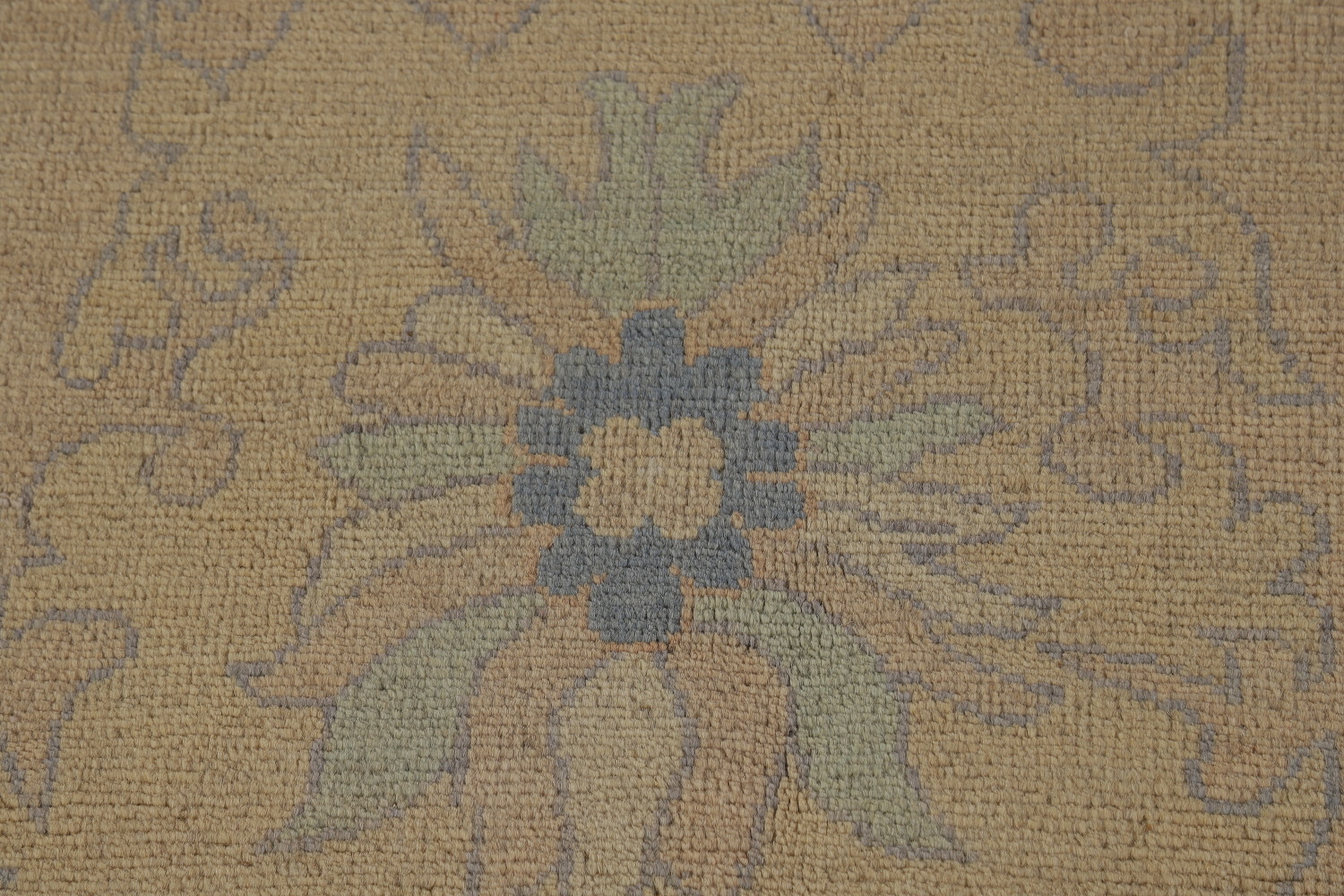 Vegetable Dye Oushak Turkish Area Rug 8x10