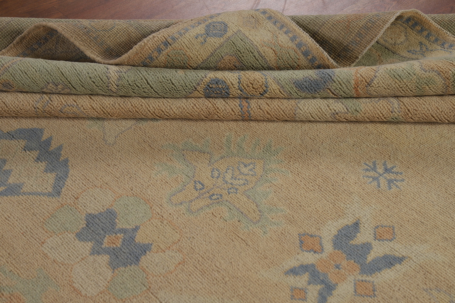 Vegetable Dye Oushak Turkish Area Rug 8x10