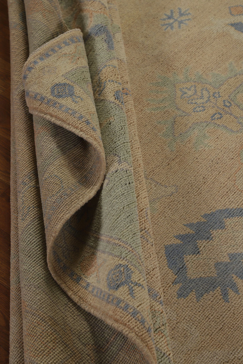 Vegetable Dye Oushak Turkish Area Rug 8x10