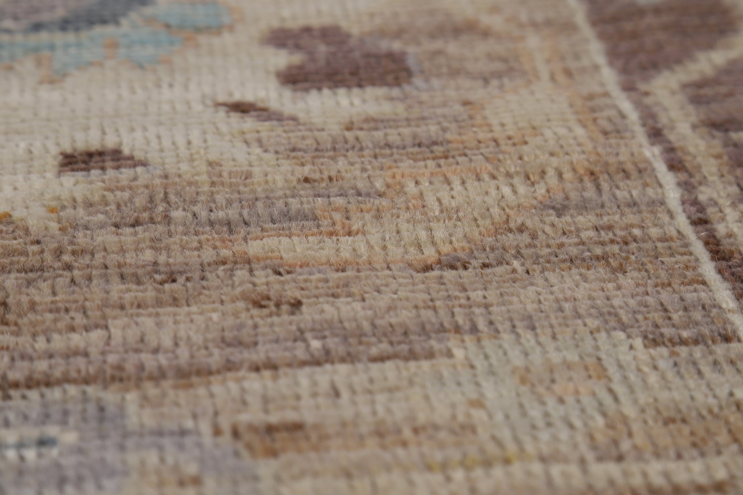 Vegetable Dye Gray Oushak Turkish Area Rug 8x10