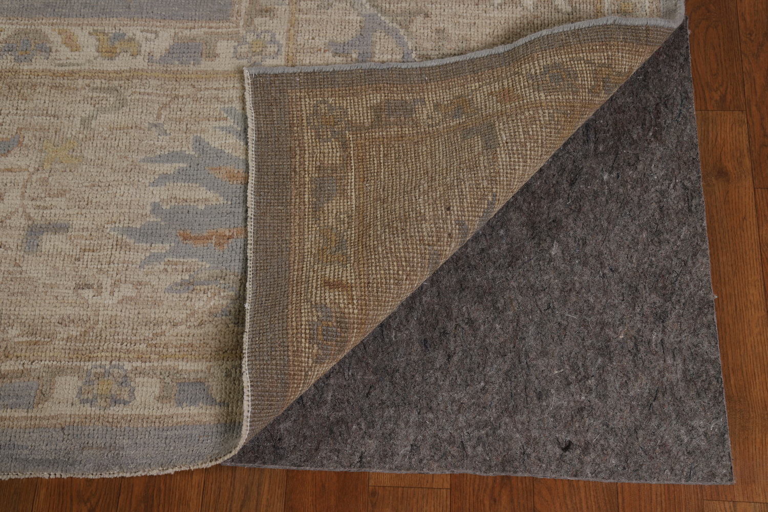 Vegetable Dye Wool Oushak Turkish Area Rug 9x12