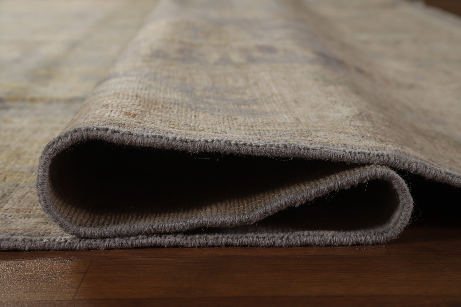 Vegetable Dye Wool Oushak Turkish Area Rug 9x12