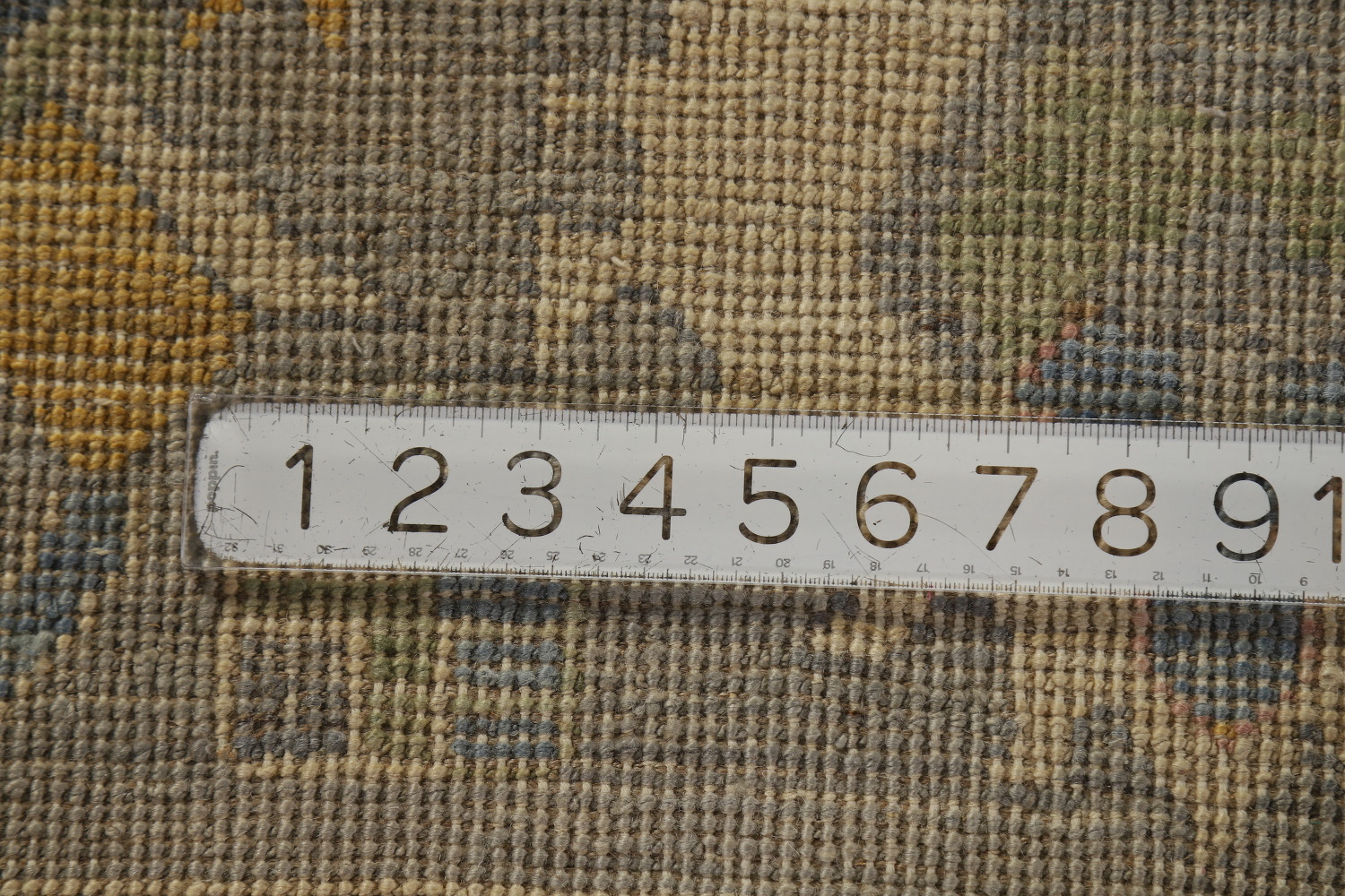 Vegetable Dye Blue Oushak Turkish Area Rug 8x10