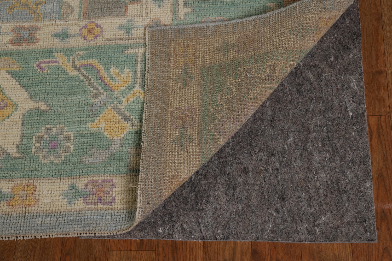 Blue & Green Handmade Oushak Vegetable Dye Area Rug 8x10