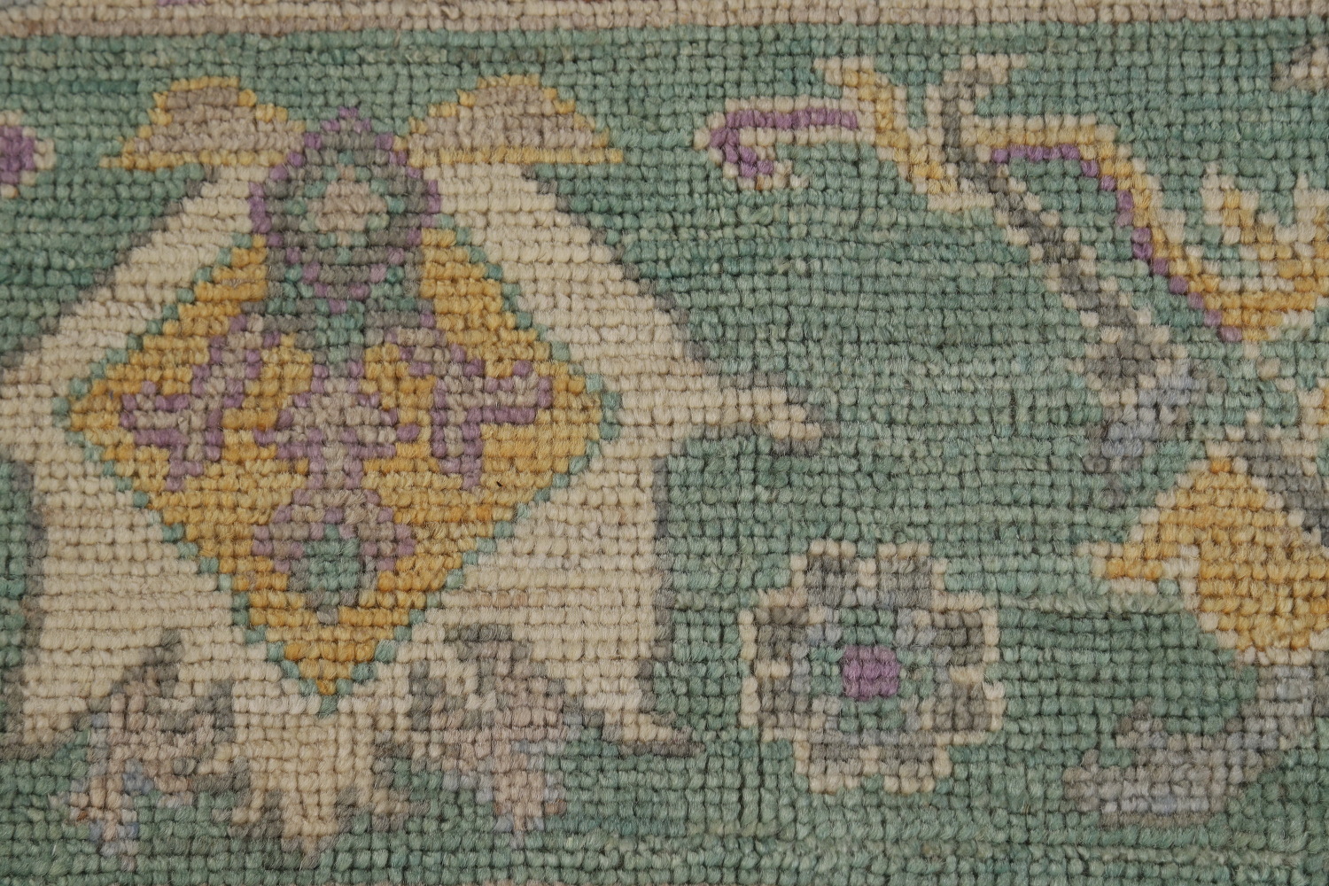 Blue & Green Handmade Oushak Vegetable Dye Area Rug 8x10