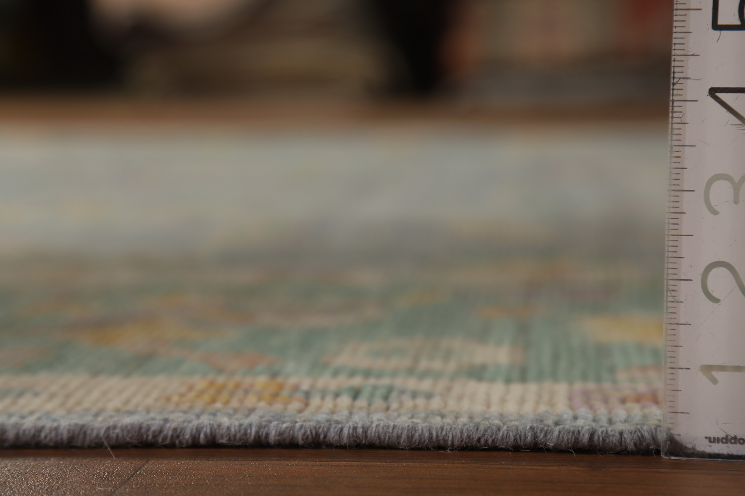 Blue & Green Handmade Oushak Vegetable Dye Area Rug 8x10