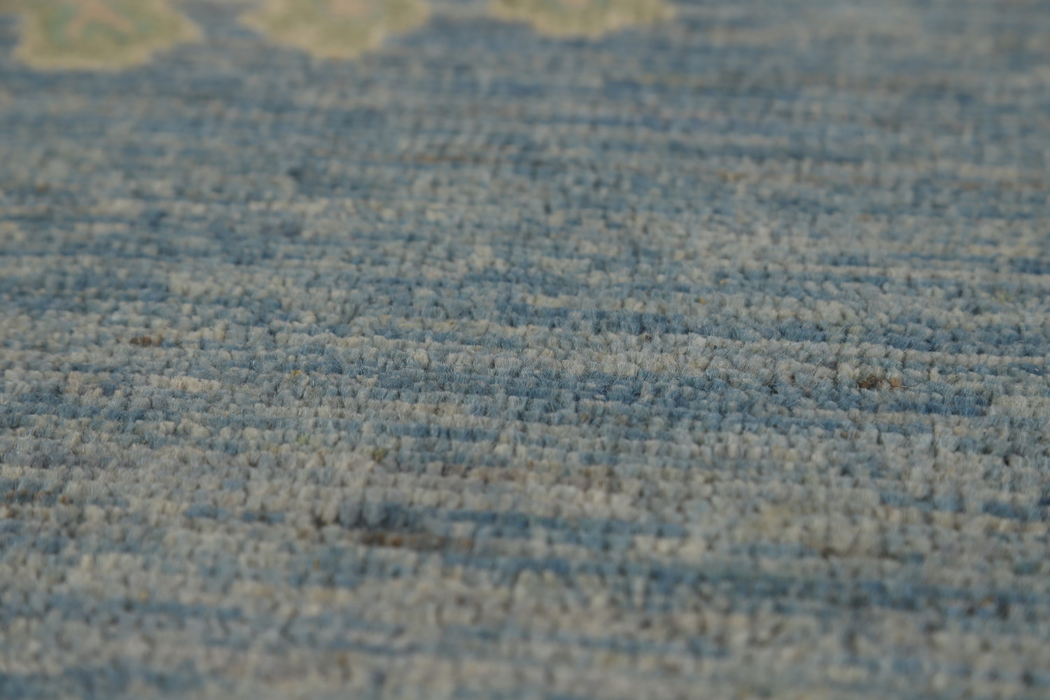 Vegetable Dye Blue Oushak Oriental Area Rug 8x10