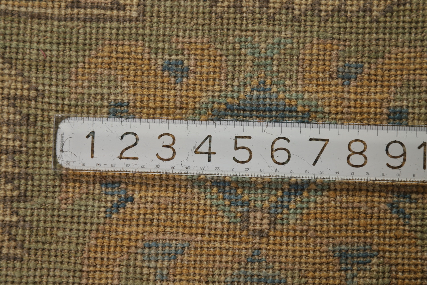 Vegetable Dye Blue Oushak Oriental Area Rug 8x10