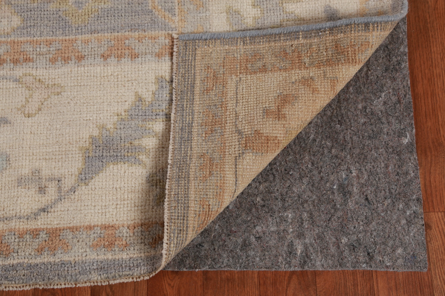 Vegetable Dye Gray Oushak Oriental Area Rug 8x10