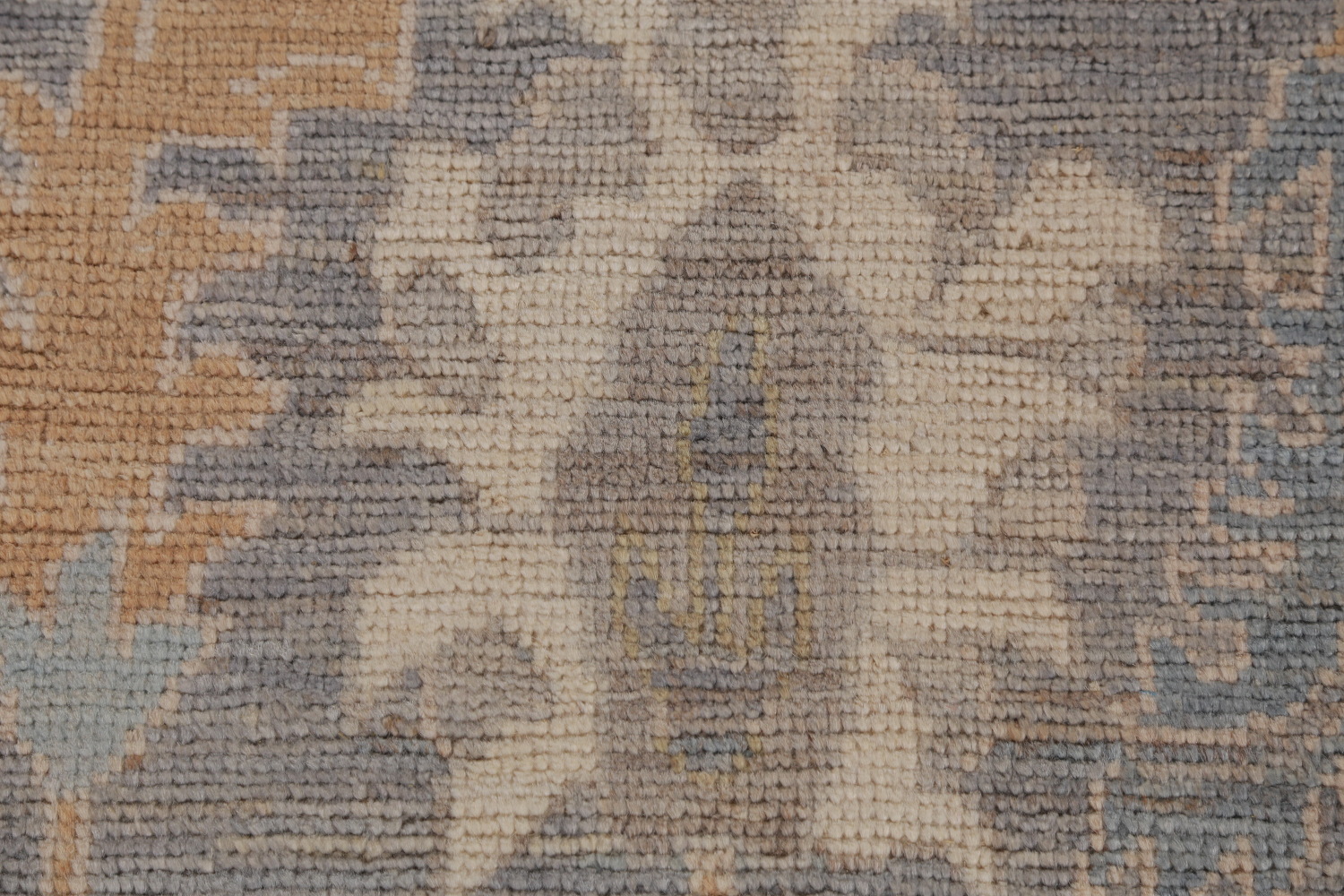 Vegetable Dye Gray Oushak Oriental Area Rug 8x10