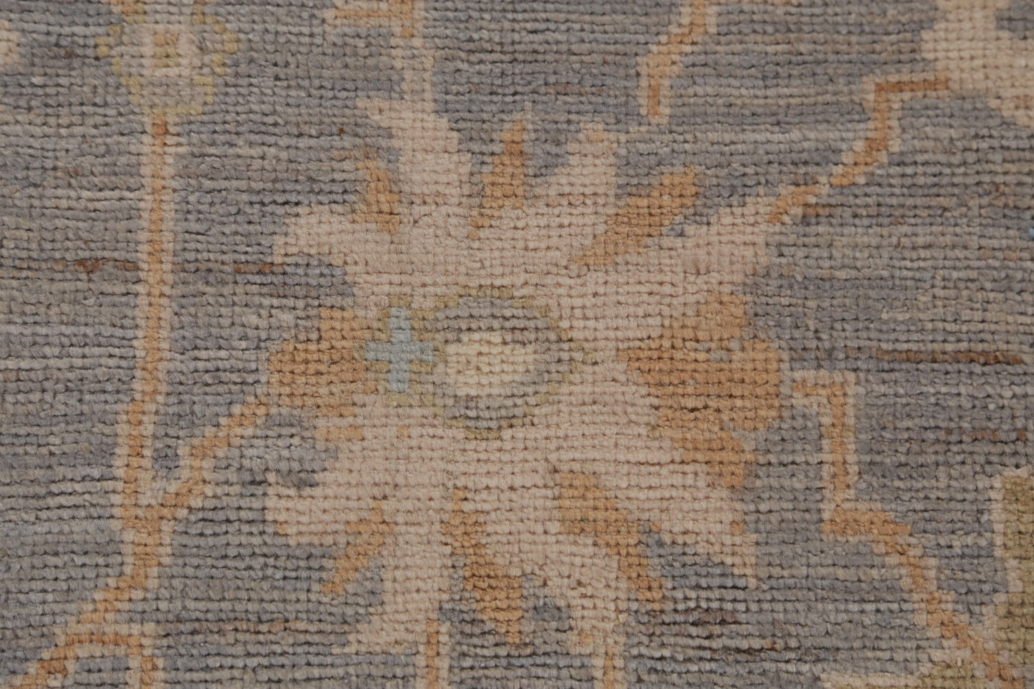Vegetable Dye Gray Oushak Oriental Area Rug 8x10