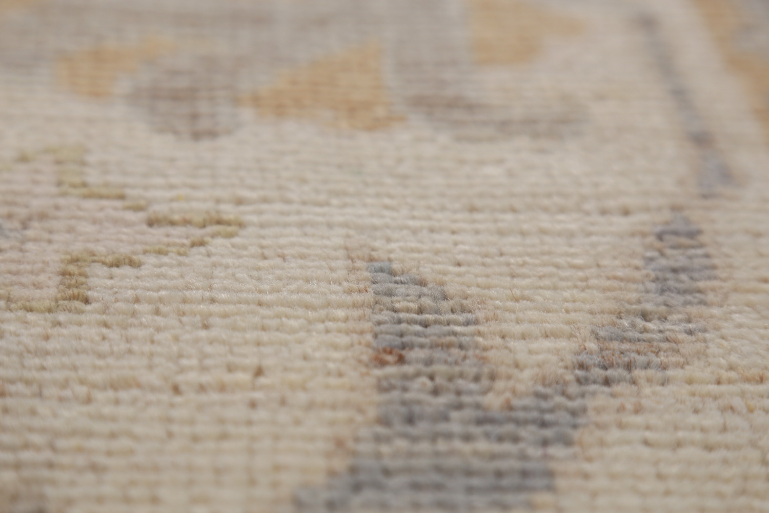 Vegetable Dye Gray Oushak Oriental Area Rug 8x10