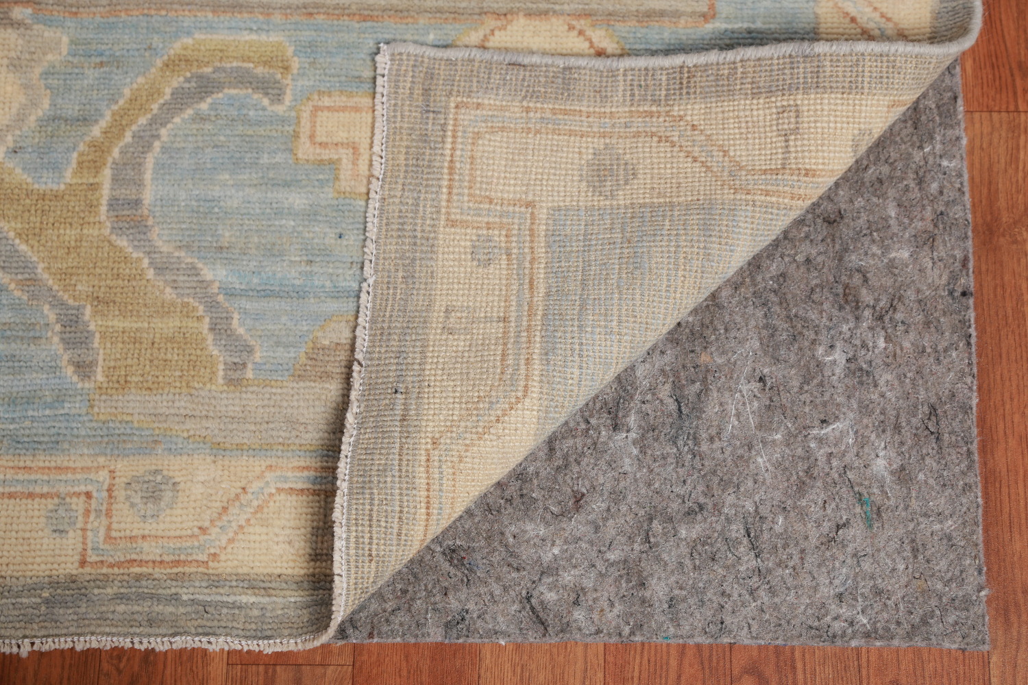 Vegetable Dye Gray Oushak Oriental Area Rug 9x12