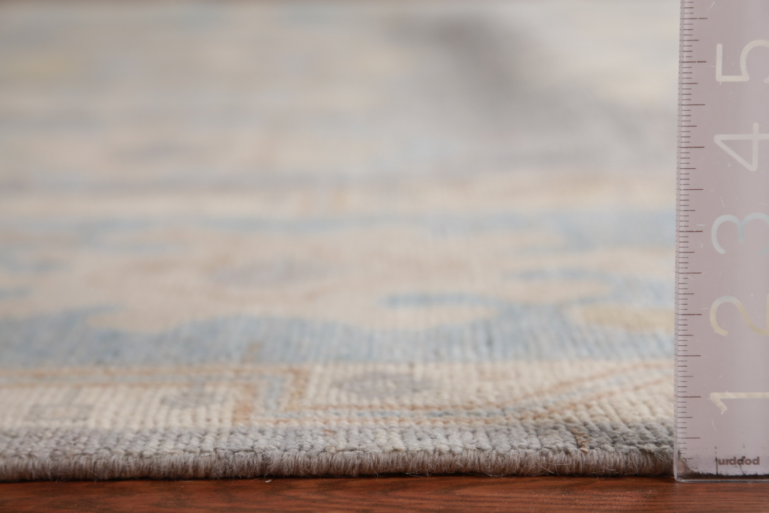 Vegetable Dye Gray Oushak Oriental Area Rug 9x12