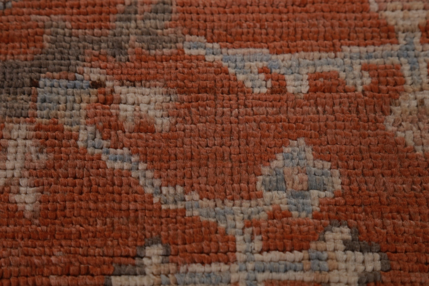 Vegetable Dye Wool Oushak Turkish Area Rug 9x12