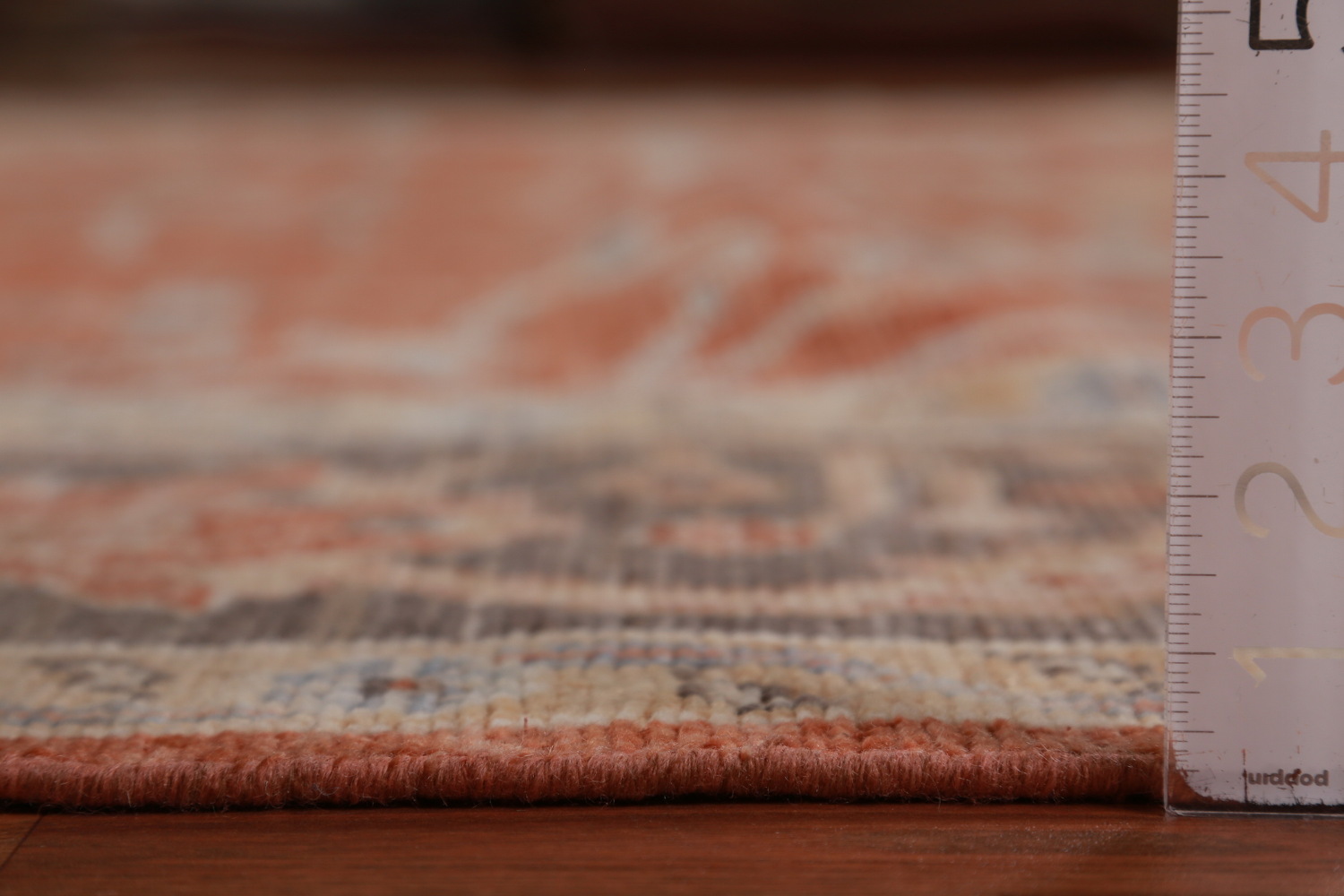 Vegetable Dye Wool Oushak Turkish Area Rug 9x12