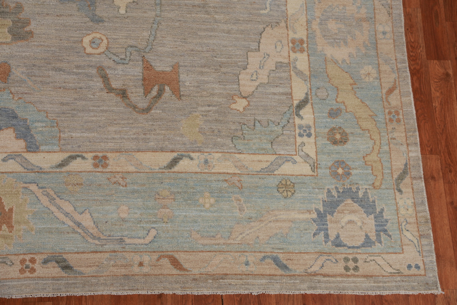 Vegetable Dye Oushak Turkish Area Rug 9x12