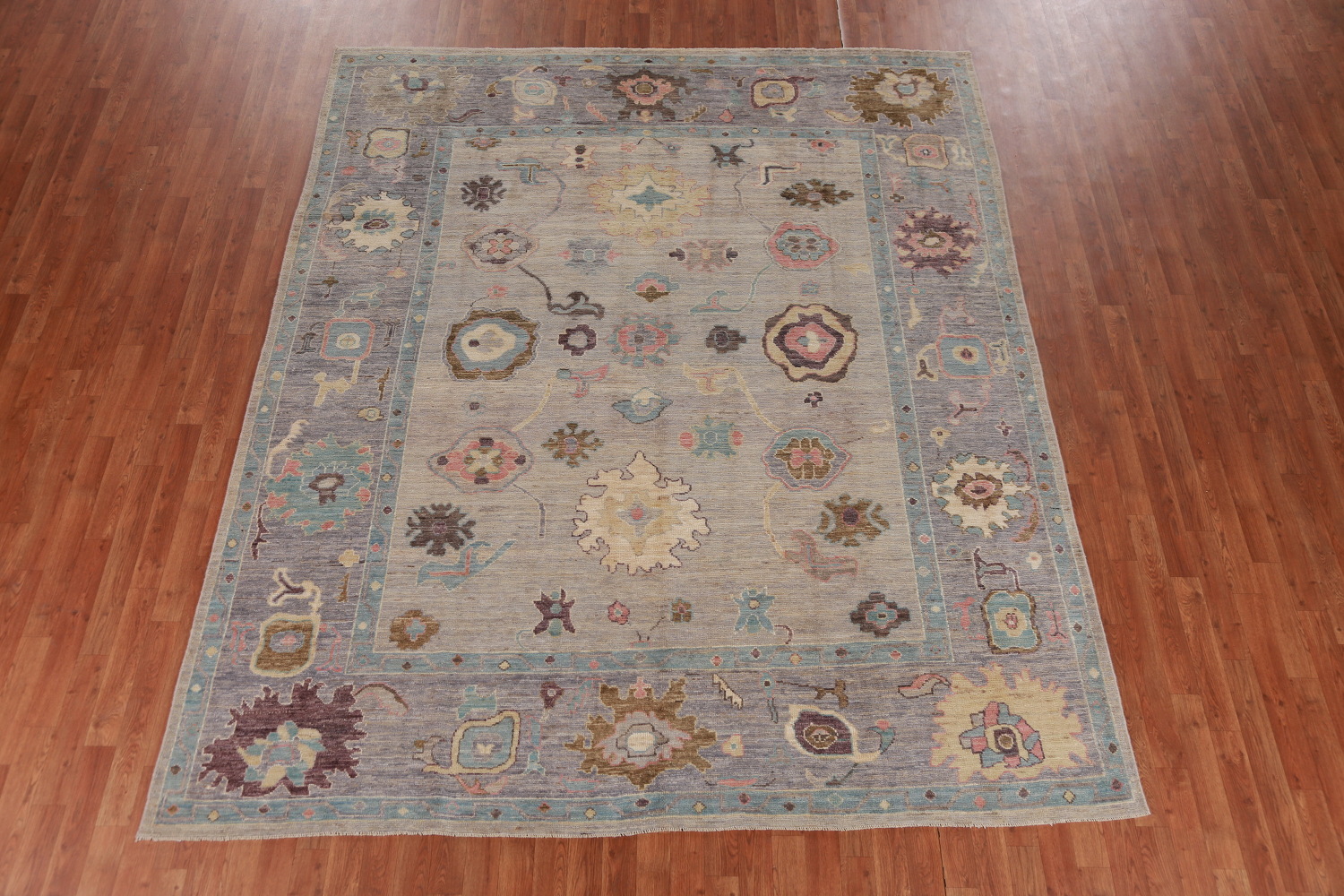 Vegetable Dye Floral Oushak Oriental Area Rug 8x10