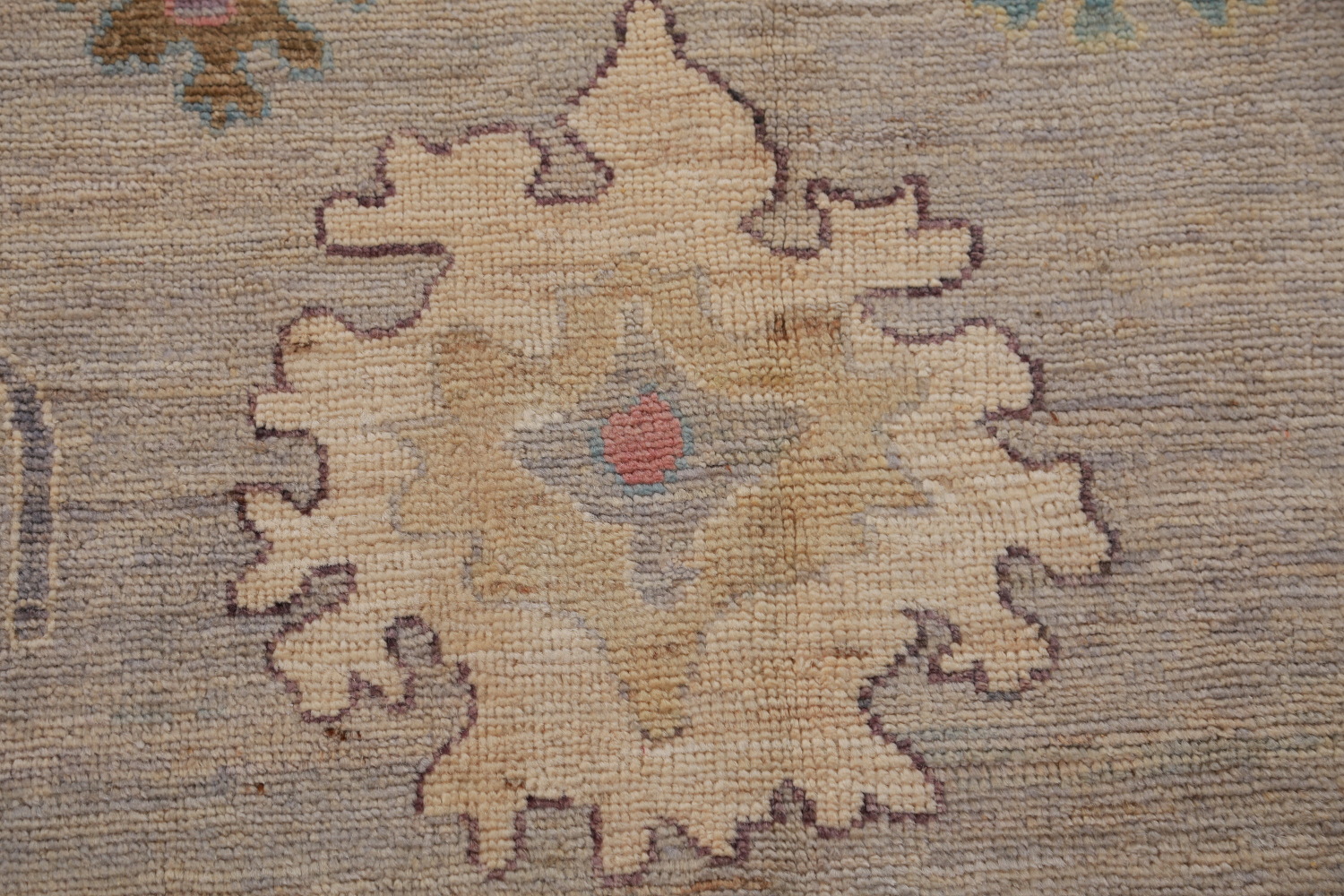 Vegetable Dye Floral Oushak Oriental Area Rug 8x10