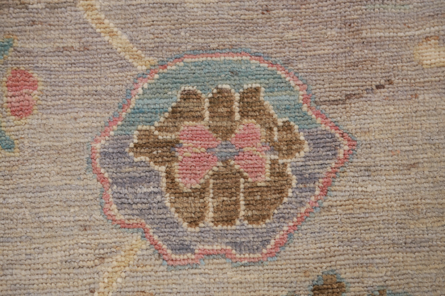 Vegetable Dye Floral Oushak Oriental Area Rug 8x10