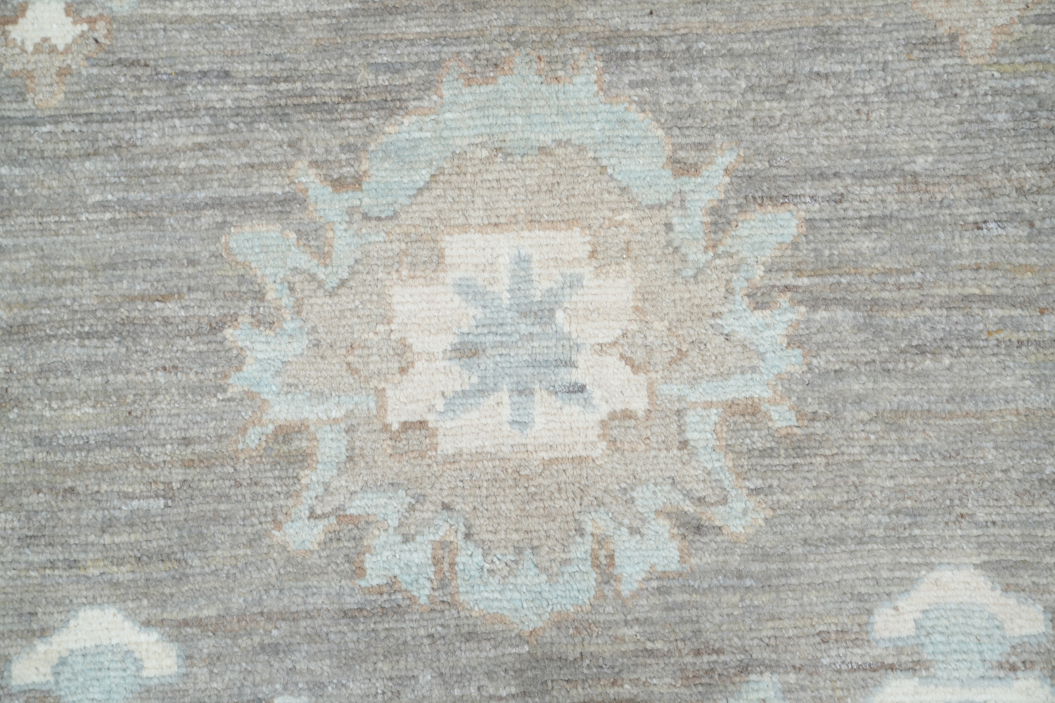 Vegetable Dye Pastel Color Oushak Turkish Area Rug 9x12