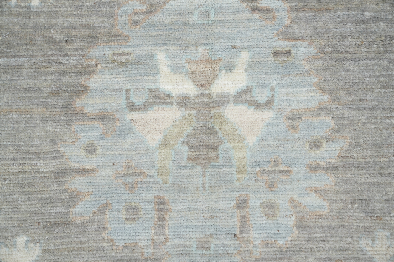 Vegetable Dye Pastel Color Oushak Turkish Area Rug 9x12
