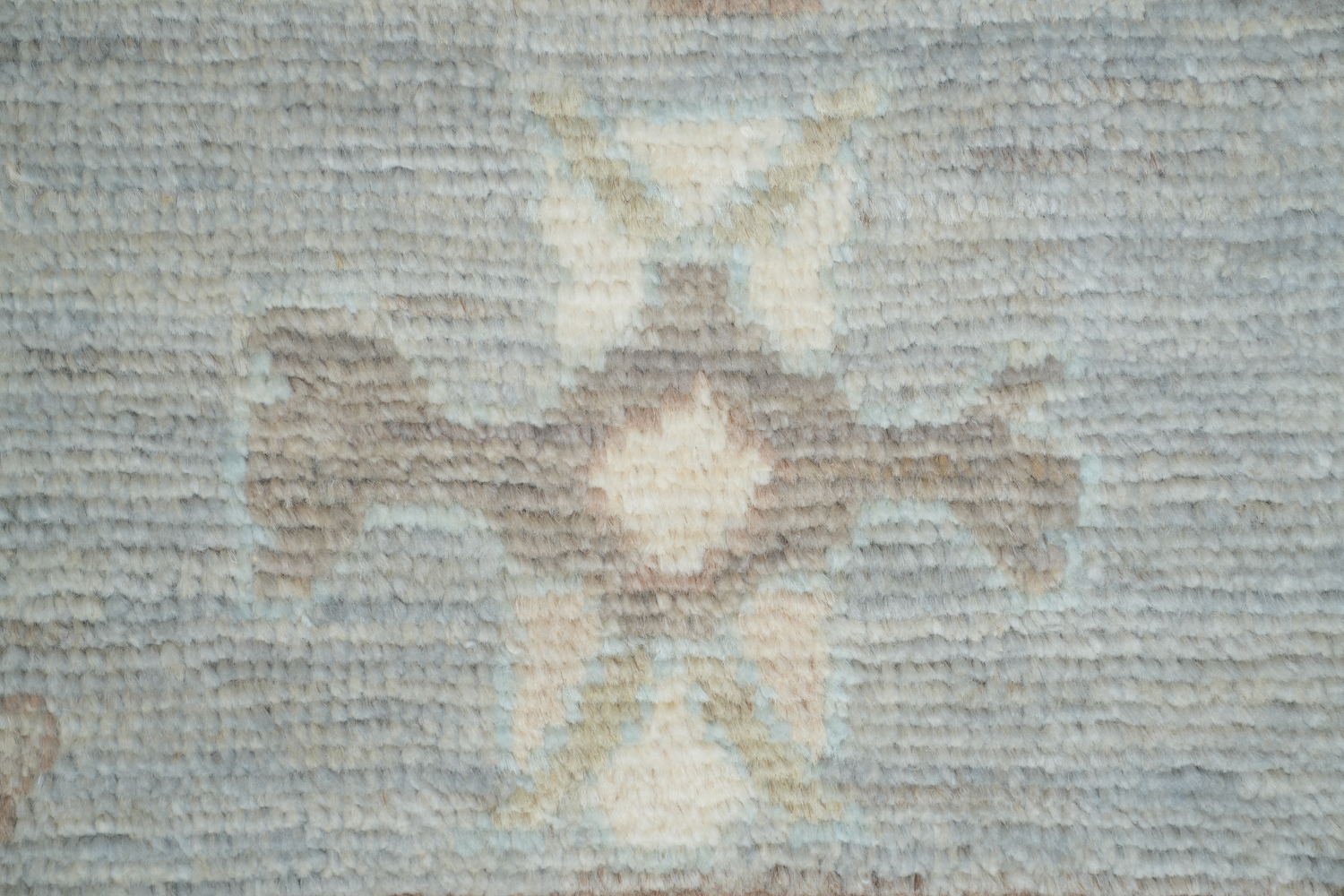 Vegetable Dye Pastel Color Oushak Turkish Area Rug 9x12