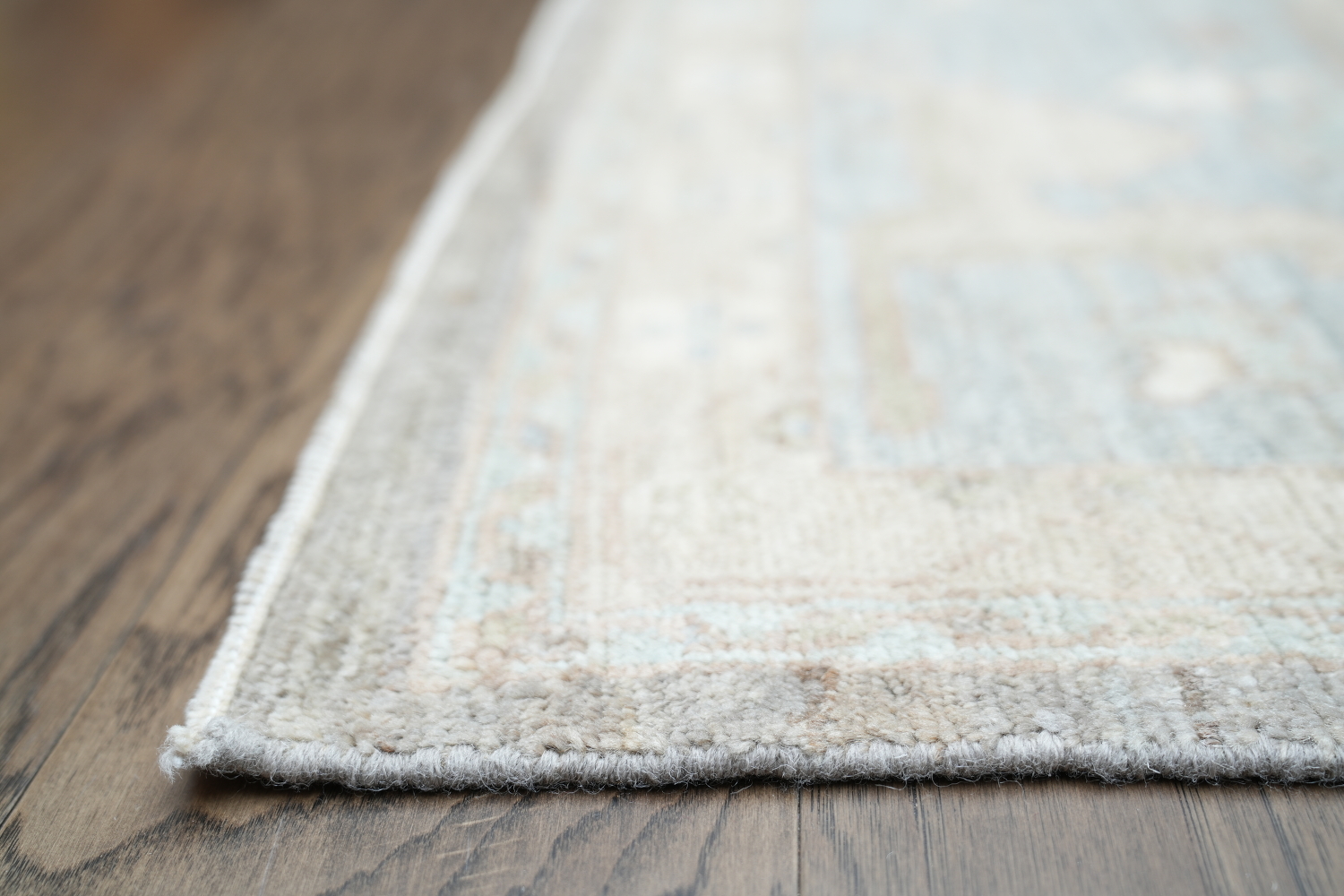 Vegetable Dye Pastel Color Oushak Turkish Area Rug 9x12