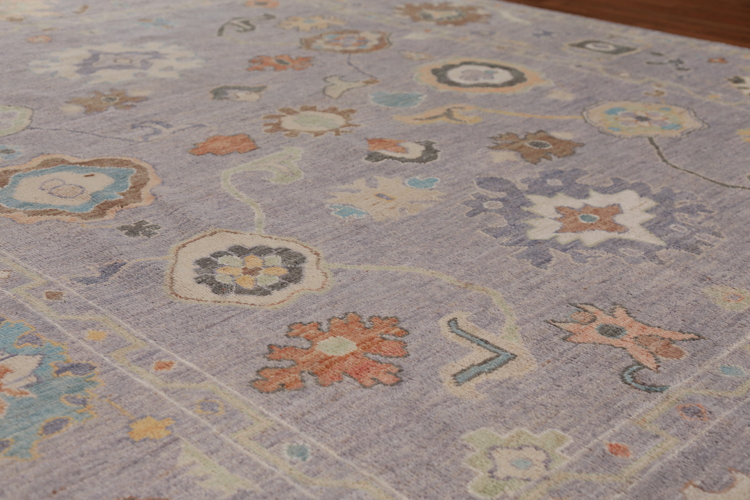 All-Over Floral Oushak Vegetable Dye Area Rug 8x10