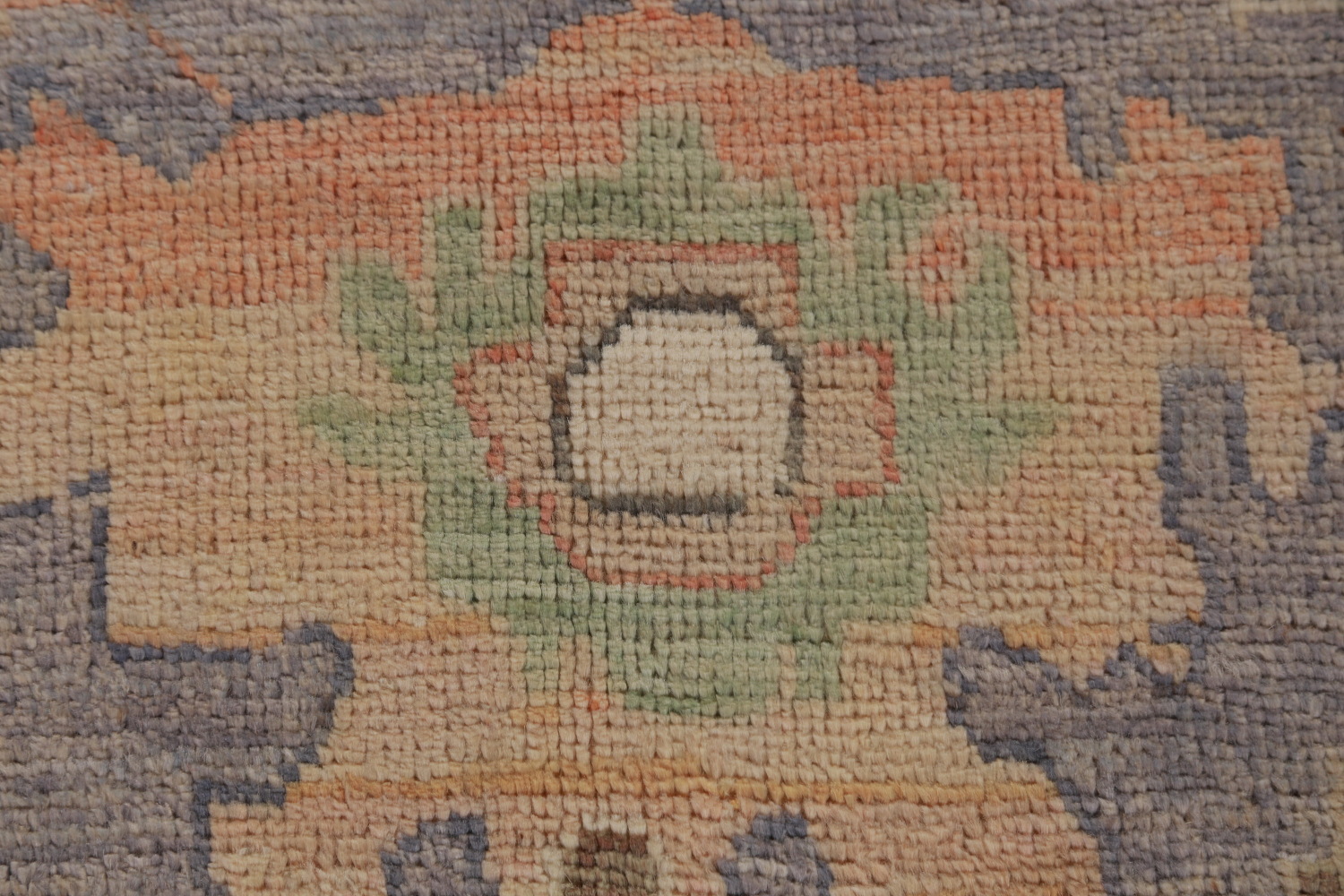 All-Over Floral Oushak Vegetable Dye Area Rug 8x10