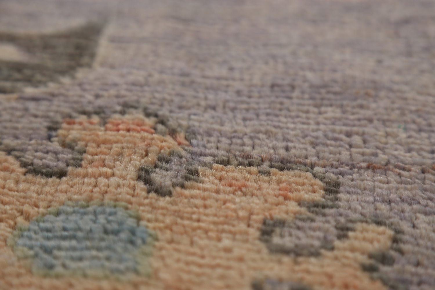 All-Over Floral Oushak Vegetable Dye Area Rug 8x10