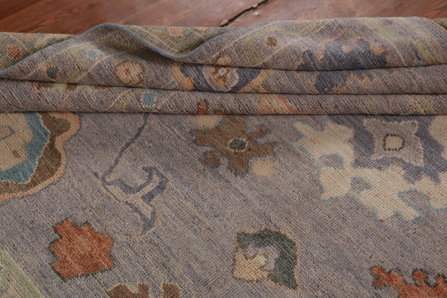 All-Over Floral Oushak Vegetable Dye Area Rug 8x10