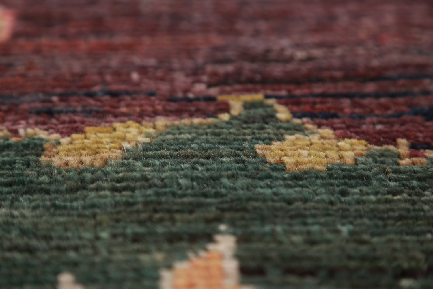 Vegetable Dye Floral Oushak Turkish Area Rug 8x10