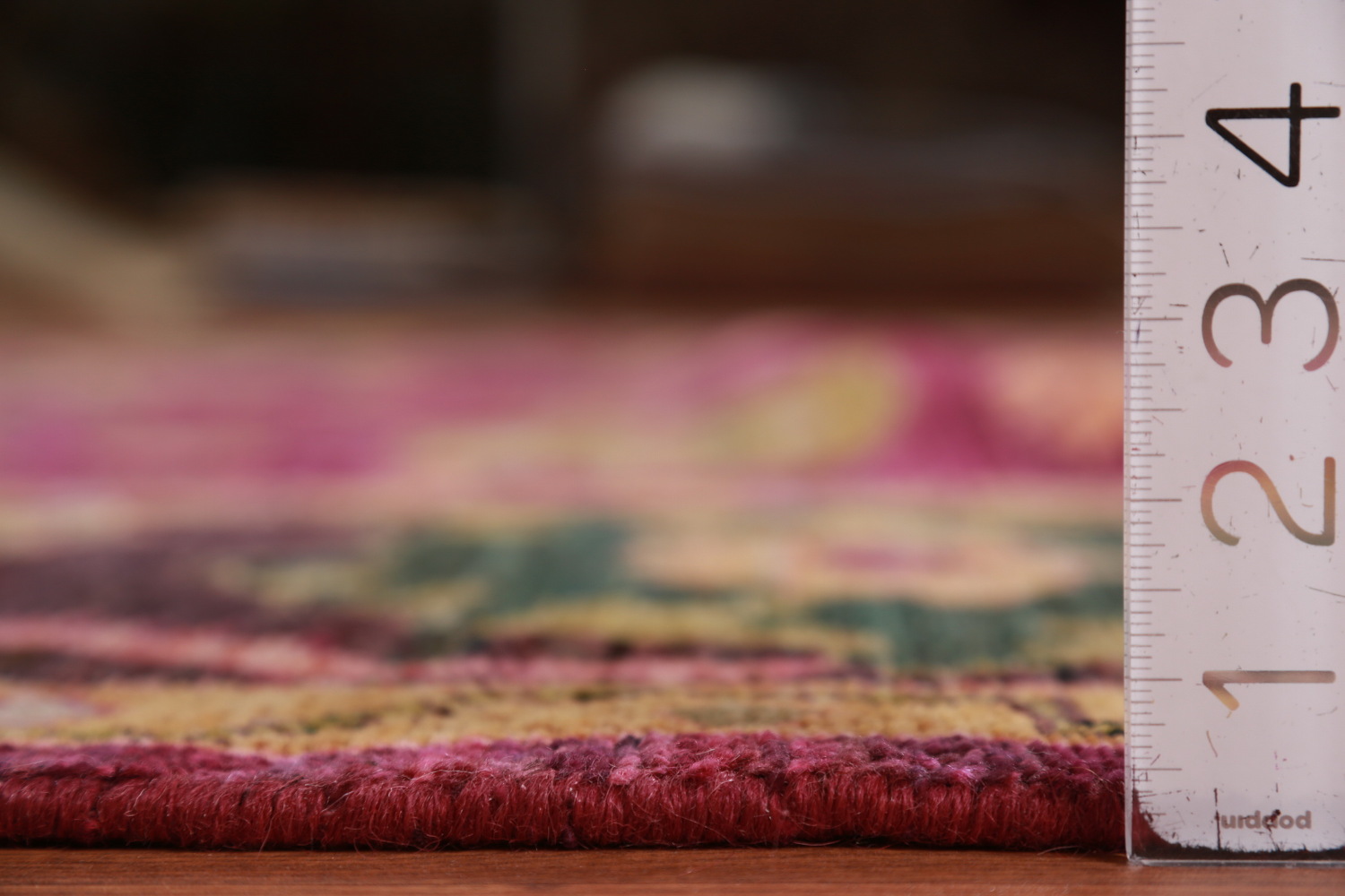 Vegetable Dye Floral Oushak Turkish Area Rug 8x10