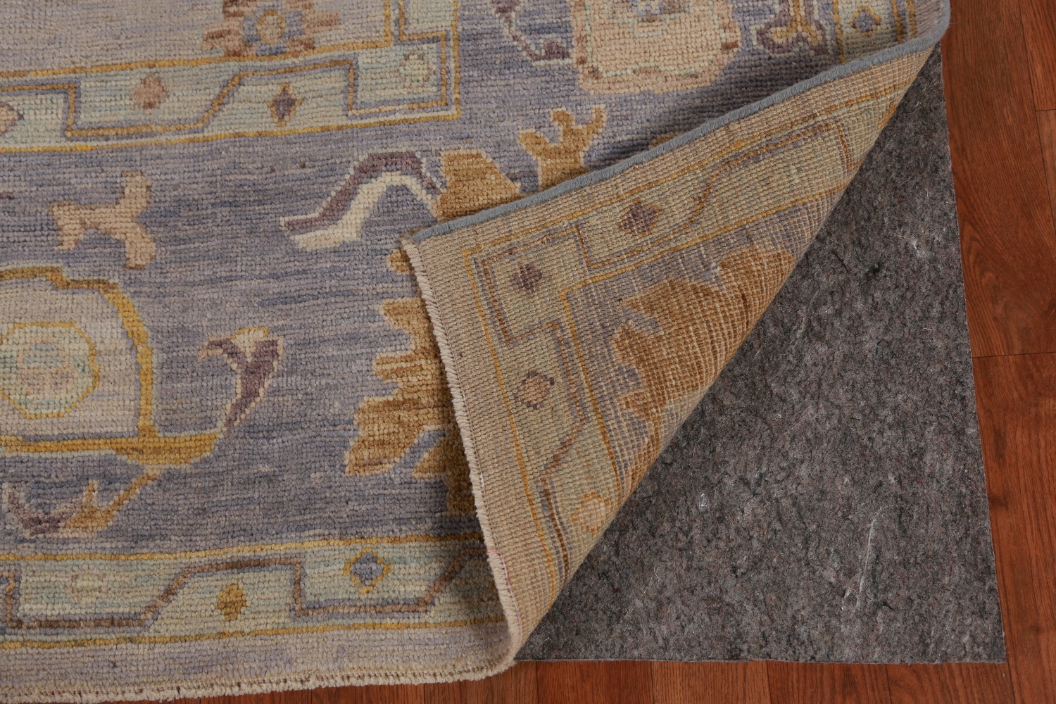 Vegetable Dye Wool Oushak Turkish Area Rug 8x11