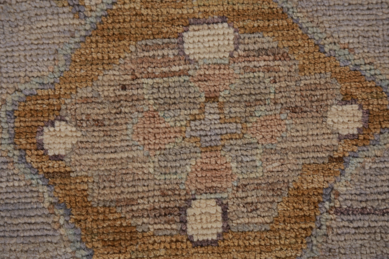 Vegetable Dye Wool Oushak Turkish Area Rug 8x11