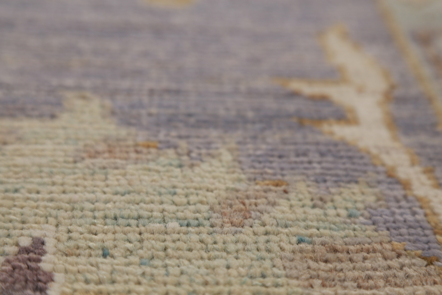 Vegetable Dye Wool Oushak Turkish Area Rug 8x11