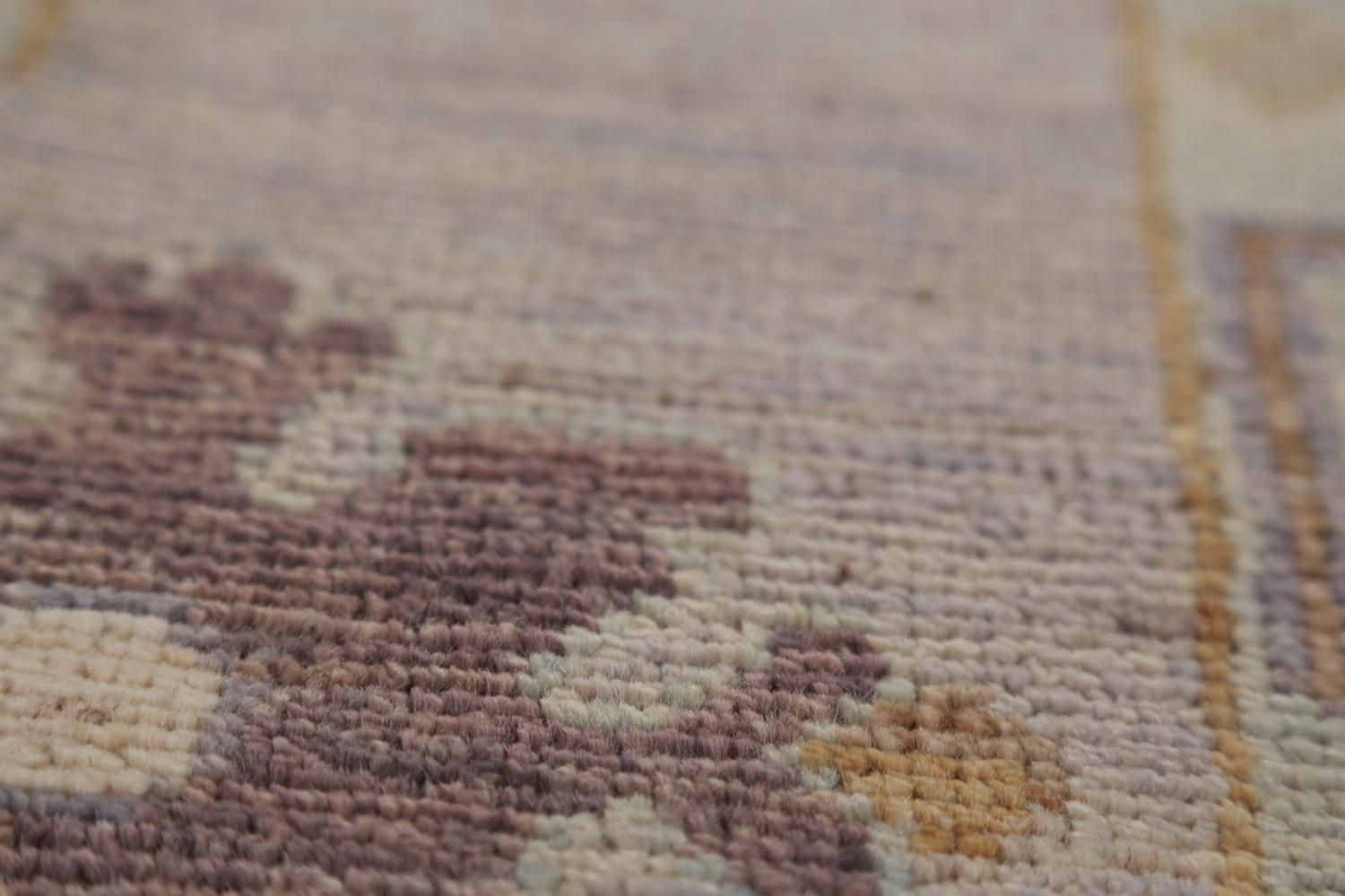 Vegetable Dye Wool Oushak Turkish Area Rug 8x11