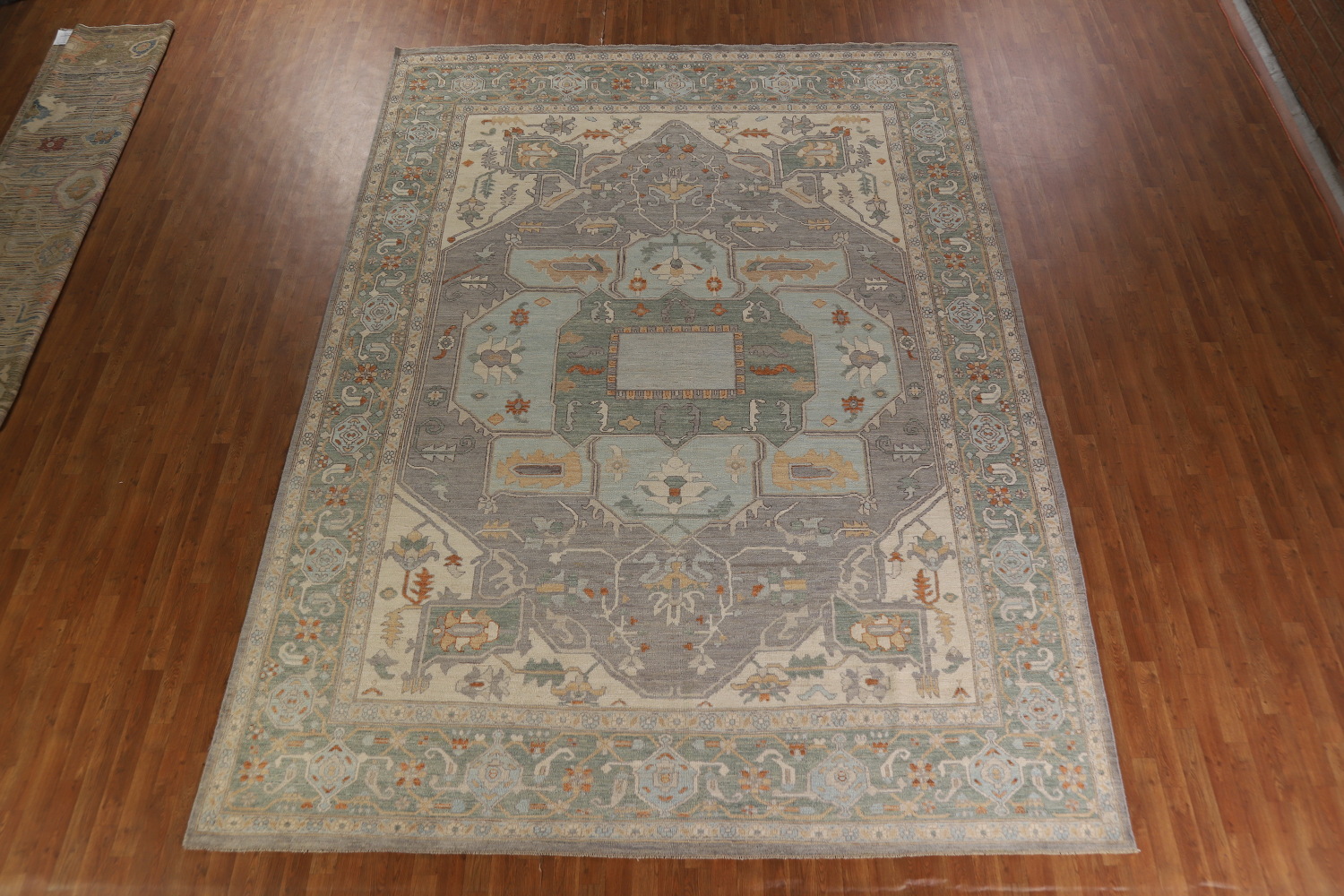 Vegetable Dye Oushak Turkish Large Rug 10x14