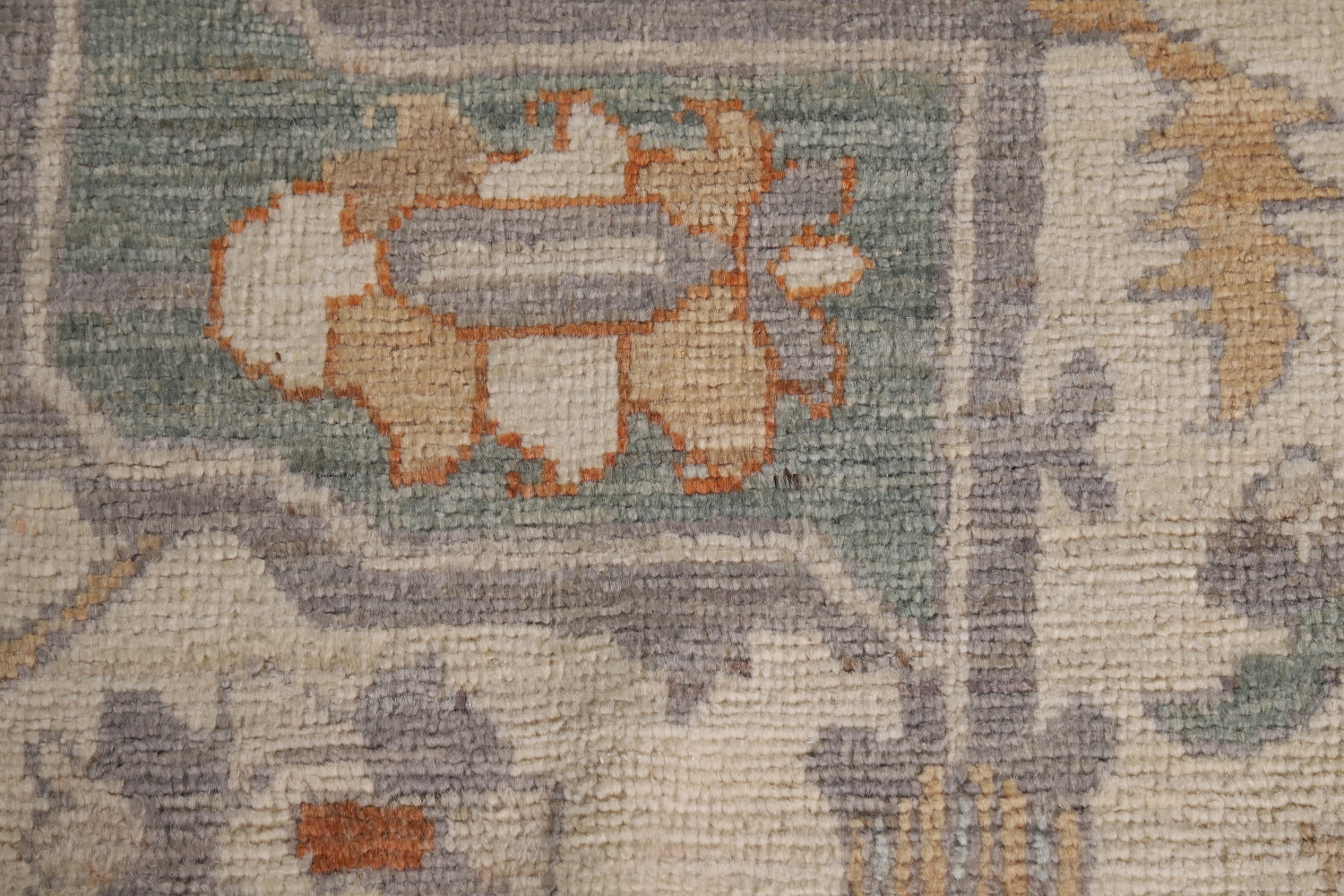 Vegetable Dye Oushak Turkish Large Rug 10x14