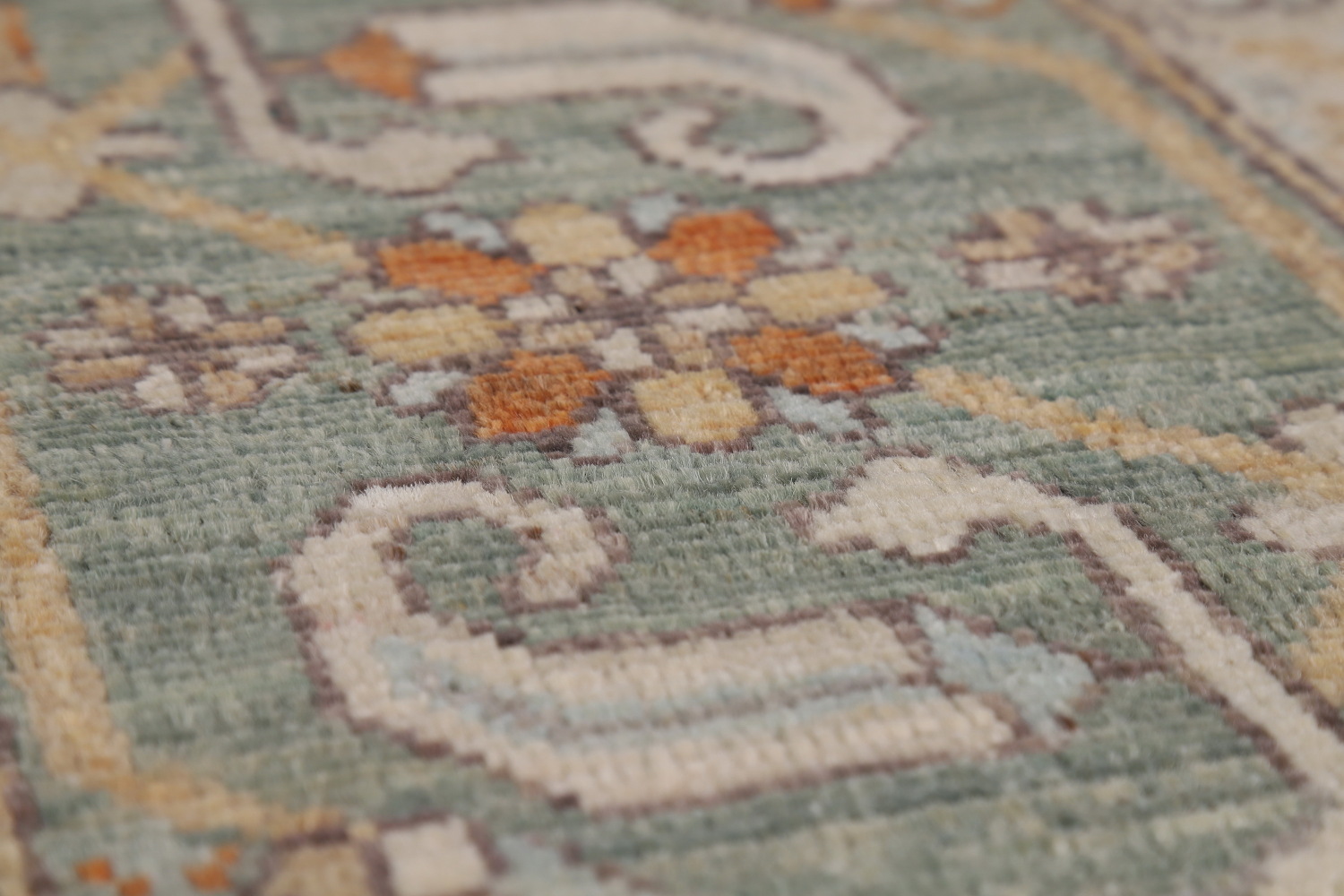 Vegetable Dye Oushak Turkish Large Rug 10x14